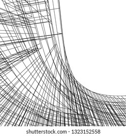 abstract architecture 3d