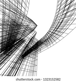 abstract architecture 3d