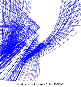 abstract architecture 3d