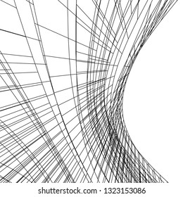 abstract architecture 3d