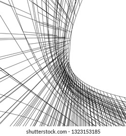 abstract architecture 3d