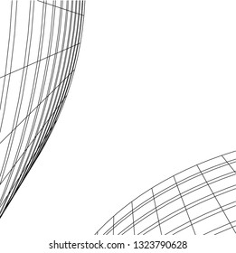 abstract architecture 3d