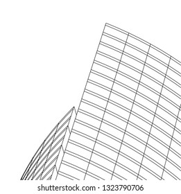 abstract architecture 3d