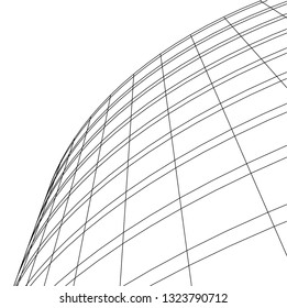 abstract architecture 3d