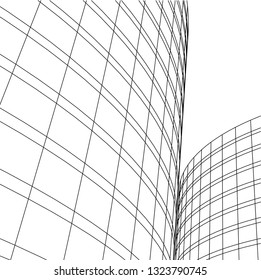 abstract architecture 3d