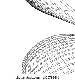 abstract architecture 3d