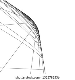 abstract architecture 3d