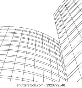 abstract architecture 3d