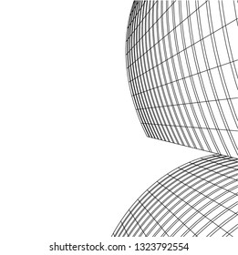 abstract architecture 3d