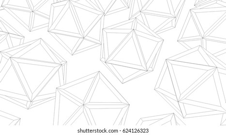 abstract architecture 3d