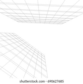 abstract architecture 3d