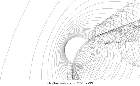 abstract architecture 3d