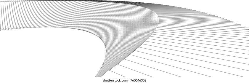 abstract architecture 3d 