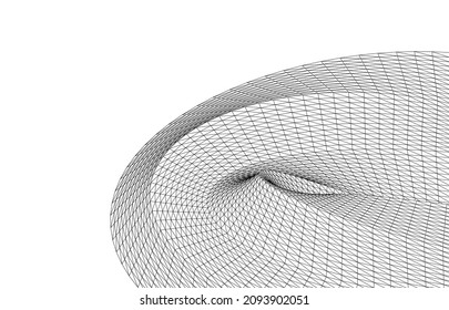 abstract architecture 3d background vector illustration