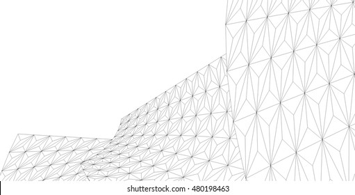 abstract architecture 3d building