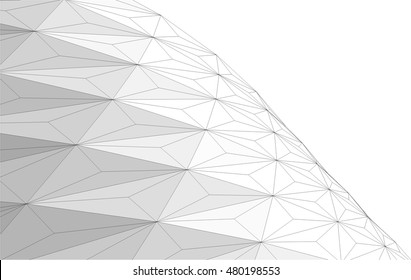 abstract architecture 3d building