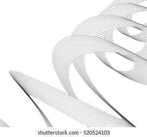 abstract architecture 3d design