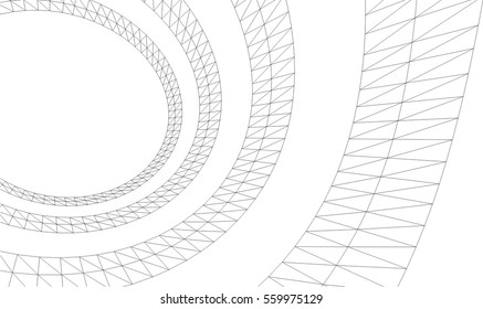 abstract architecture 3d design
