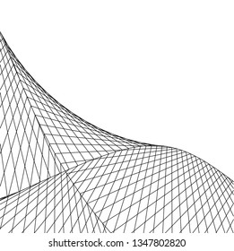 abstract architecture 3d illustration