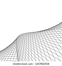 abstract architecture 3d illustration