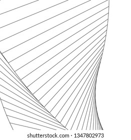 abstract architecture 3d illustration