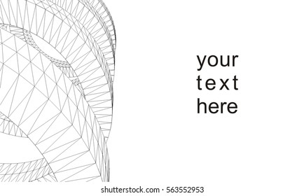 abstract architecture 3d illustration