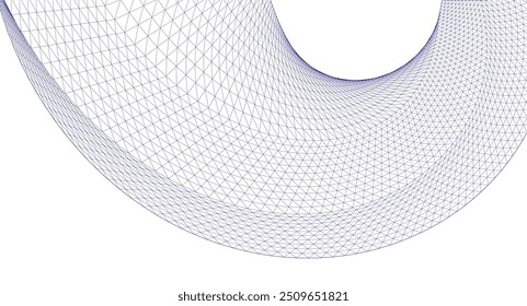 Arquitectura abstracta 3D Superficie lineal