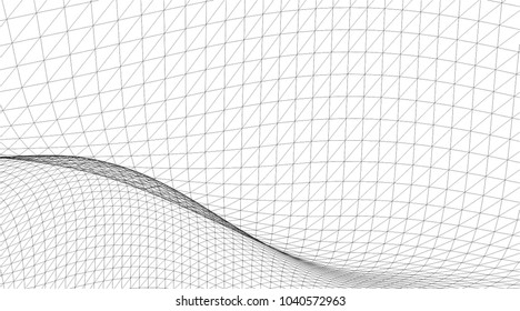 abstract architecture 3d structure