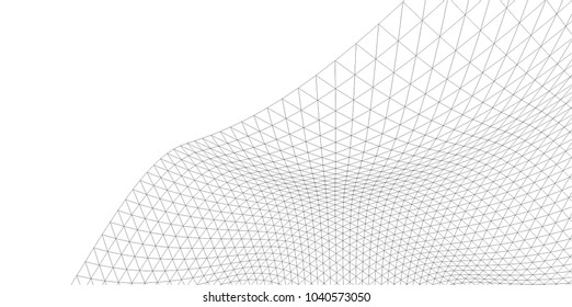 abstract architecture 3d structure