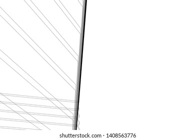 abstract architecture 3d, vector background