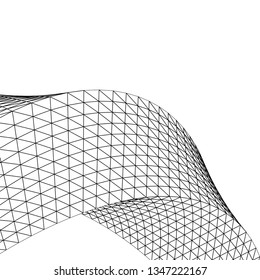 
abstract architecture arch, 3d illustration