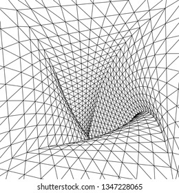 
abstract architecture arch, 3d illustration