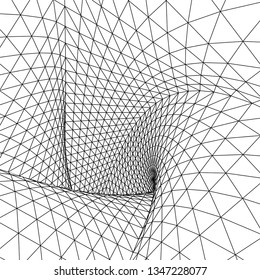 
abstract architecture arch, 3d illustration