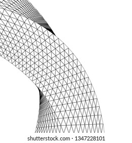 
abstract architecture arch, 3d illustration