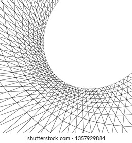 abstract architecture arch, 3d illustration