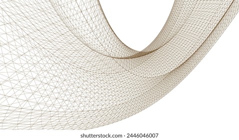 abstract architecture arch 3d illustration