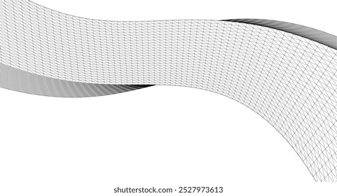 arquitetura abstrata arco 3d ilustração