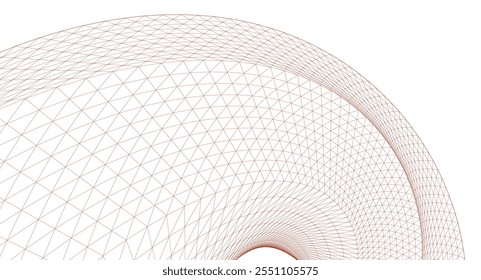  Arquitectura abstracta Arco Ilustración 3D