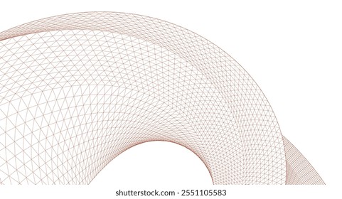  arquitetura abstrata arco 3d ilustração