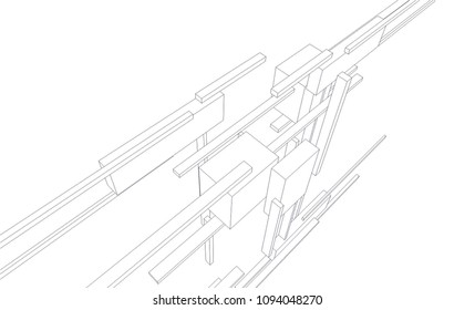 abstract architecture art