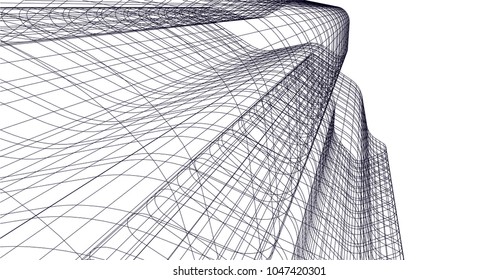 Abstract architecture background