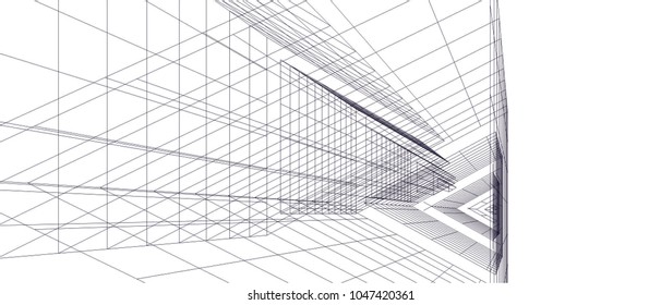 Abstract architecture background