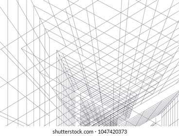 Abstract architecture background