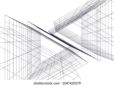 Abstract architecture background