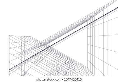 Abstract architecture background