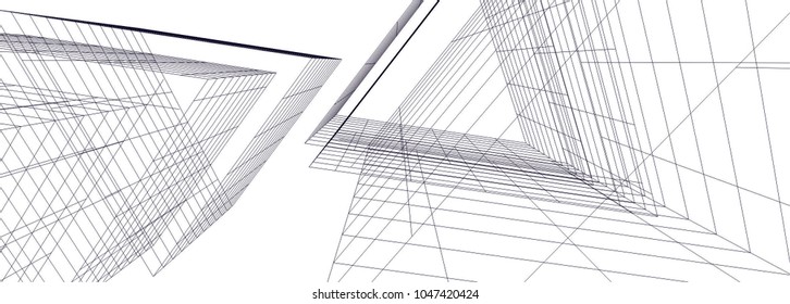 Abstract architecture background