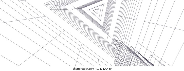 Abstract architecture background