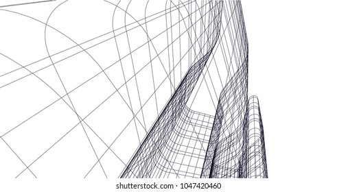 Abstract architecture background