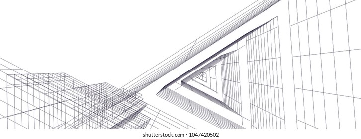 Abstract architecture background