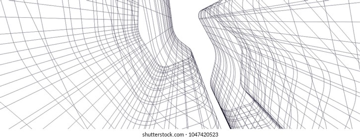 Abstract architecture background